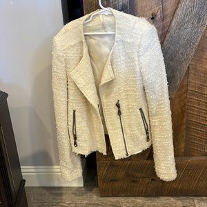 Cream tweed blazer